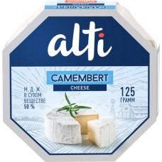 Купить Сыр ALTI Camembert 50%, без змж, 125г в Ленте