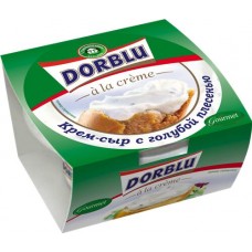 Крем-сыр DORBLU A la creme с голубой плесенью 65%, без змж, 80г