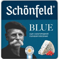 Купить Сыр SCHONFELD с голубой благородной плесенью 54%, без змж, 100г в Ленте