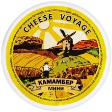 Сыр мягкий CHEESE VOYAGE Камамбер мини с белой плесенью 50–60%, без змж, 80г