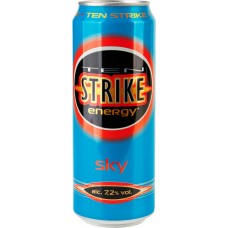 Напиток слабоалкогольный TEN STRIKE Sky, 7,2%, ж/б, 0.45л