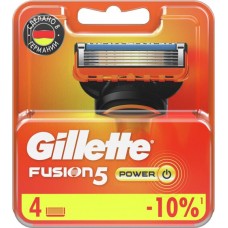 Кассеты сменные для бритья GILLETTE Fusion5 Power, 4шт