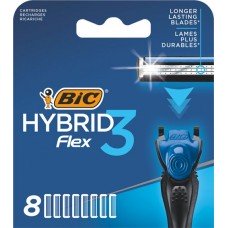 Купить Кассеты для бритья BIC Flex 3 Hybrid, 8шт в Ленте