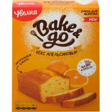 Смесь для выпечки BAKE&GO Кекс Апельсиновый, 400г