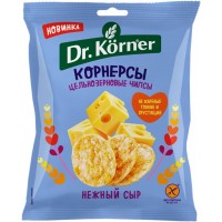 Чипсы рисово-кукурузные DR KORNER с сыром, 50г
