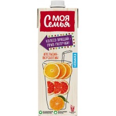 Напиток сокосодержащий МОЯ СЕМЬЯ Апельсин-Вкуснотин, 0.95л