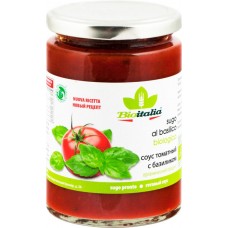 Соус томатный BIOITALIA с базиликом, 350г