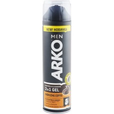 Гель для бритья ARKO Men Energizing coffee, 200мл