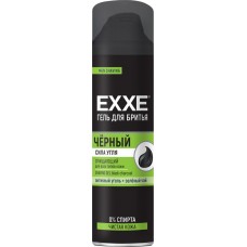 Гель для бритья EXXE Черный для всех типов кожи, 200мл