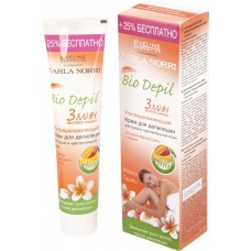 Купить Крем для депиляции EVELINE Bio Depil 3мин, для сухой и чувствительной кожи, 125мл в Ленте