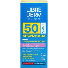 Крем солнцезащитный LIBREDERM BRONZEADA против пигментных пятен SPF50+, 50мл