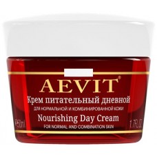 Крем дневной для лица AEVIT BY LIBREDERM питательный, для нормальной и комбинированной кожи, 50мл