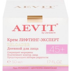 Крем дневной для лица AEVIT BY LIBREDERM Reloader Лифтинг-эксперт регенерирующий уход против морщин 45+, 50мл