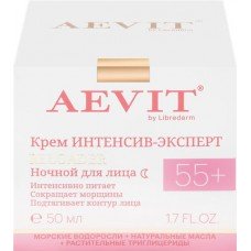 Купить Крем ночной для лица AEVIT BY LIBREDERM Reloader Интенсив-эксперт восстанавливающий уход против морщин 55+, 50мл в Ленте