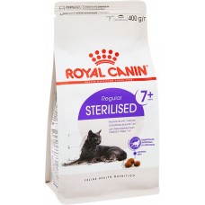 Купить Корм сухой для взрослых кошек ROYAL CANIN Sterilised 7+ для стерилизованных, 400г в Ленте