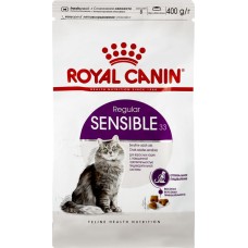 Купить Корм сухой для взрослых кошек ROYAL CANIN Sensible 33 при чувствительном пищеварении, 400г в Ленте