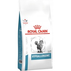 Корм сухой для взрослых кошек ROYAL CANIN Veterinary Hypoallergenic при пищевой аллергии или пищевой непереносимости, 500г