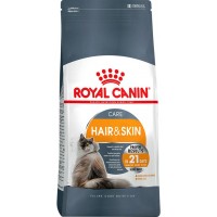 Корм сухой для взрослых кошек ROYAL CANIN Care Hair&Skin для поддержания здоровья кожи и шерсти, 400г
