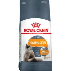 Корм сухой для взрослых кошек ROYAL CANIN Care Hair&Skin для поддержания здоровья кожи и шерсти, 400г