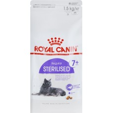 Купить Корм сухой для взрослых кошек ROYAL CANIN Sterilised для стерилизованных 7+, 1,5кг в Ленте