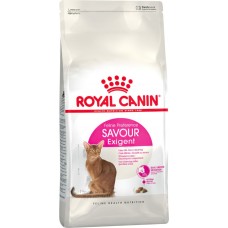 Корм сухой для взрослых кошек ROYAL CANIN Savour Exigent для привередливых, 4кг