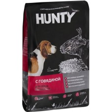 Купить Корм сухой для взрослых собак HUNTY с говядиной, для всех пород, 2,2кг в Ленте