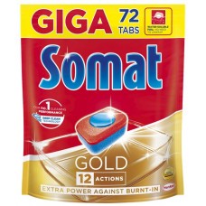 Купить Таблетки для посудомоечной машины SOMAT Gold, 72шт в Ленте