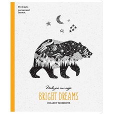 Тетрадь ARTSPACE Рисунки Bright dreams А5, 96 листов, в клетку, Арт. Т96кМЛВЛ_36414