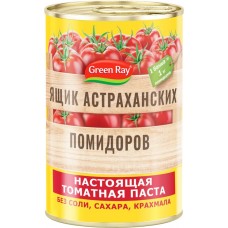 Купить Паста томатная GREEN RAY Ящик Астраханских помидоров, 140г в Ленте