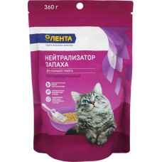 Купить Нейтрализатор запаха для кошачьего туалета ЛЕНТА, 360г в Ленте