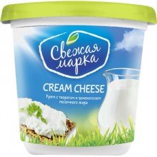 Крем СВЕЖАЯ МАРКА Cream Cheese с творогом 65%, с змж, 140г