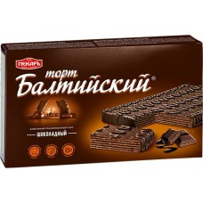 Торт БАЛТИЙСКИЙ Вафельный шоколадный, 320г
