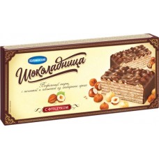 Купить Торт вафельный КОЛОМЕНСКОЕ Шоколадница с фундуком, 230г в Ленте