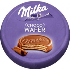 Вафли MILKA с начинкой с какао, покрытые молочным шоколадом, 30г