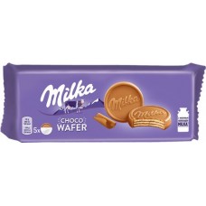 Купить Вафли MILKA с начинкой с какао, в молочном шоколаде, 150г в Ленте
