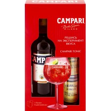 Ликер десертный аперитив CAMPARI + тоник, 0.75л