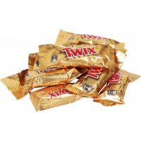 Конфеты TWIX Minis с печеньем и карамелью, покрытые молочным шоколадом, весовые