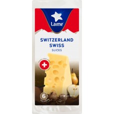 Купить Сыр LAIME Швейцарский 45%, нарезка, без змж, 110г в Ленте