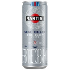 Напиток виноградосодержащий MARTINI Semi Dolce газированный, 0.25л
