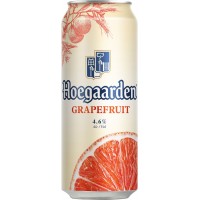 Напиток пивной HOEGAARDEN со вкусом грейпфрута нефильтрованный пастеризованный 4,6%, 0.45л