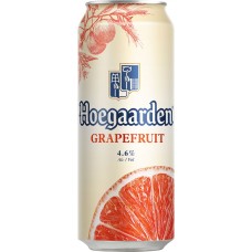 Купить Напиток пивной HOEGAARDEN со вкусом грейпфрута нефильтрованный пастеризованный 4,6%, 0.45л в Ленте
