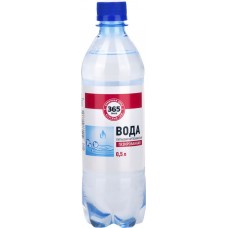 Вода питьевая 365 ДНЕЙ артезианская газированная, 0.5л