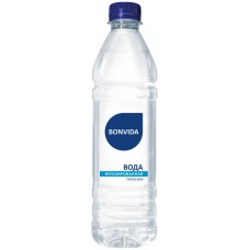 Вода питьевая BONVIDA артезианская 1-й категории негазированная, 0.5л