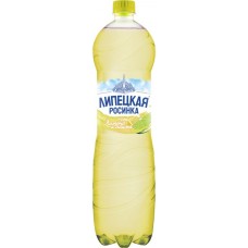 Напиток ЛИПЕЦКАЯ Лайт со вкусом лимона и лайма на основе минеральной воды среднегазированный, 1.5л