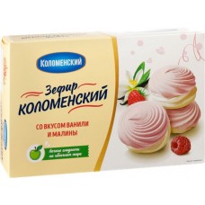Зефир КОЛОМЕНСКИЙ со вкусом ванили и малины, 250г