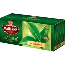 Чай зеленый МАЙСКИЙ Зеленый, 25пак