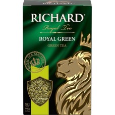 Купить Чай зеленый RICHARD Royal Green, листовой, 90г в Ленте