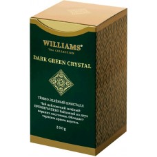 Купить Чай зеленый WILLIAMS Dark green crystal Премиум Пеко цейлонский, листовой, 200г в Ленте