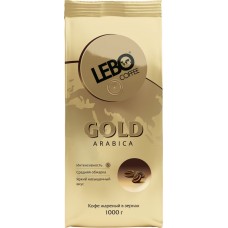 Кофе зерновой LEBO Gold Арабика средняя обжарка, 1кг