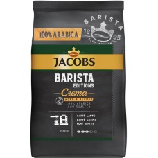 Кофе зерновой JACOBS Barista Editions Crema натуральный жареный, 800г